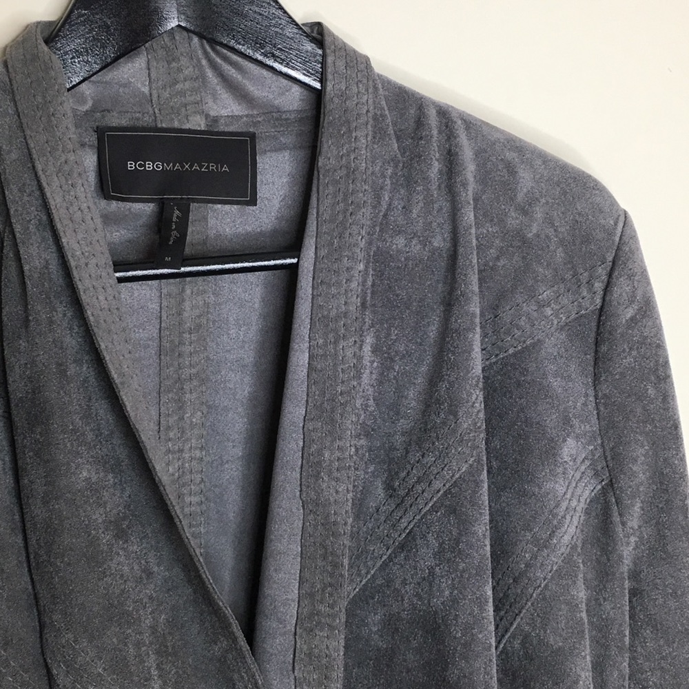 BCBGMAXAZRIA Sz M 'Jimmie'  Draped Cropped Jacket